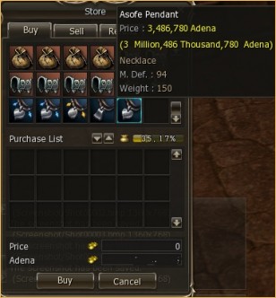 wolves., lineage 2 jewelry, l2 drop bews