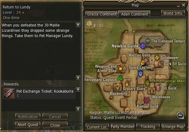 Help the Son! (How to get Kookaburra,for newbie), lineage 2 p.critical rate, lineage 1 vs 2